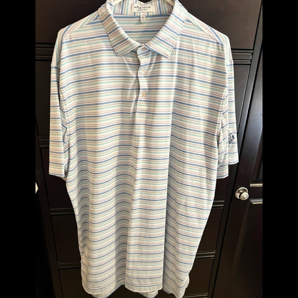 Peter Millar Summer Comfort Golf Shirt Size XL